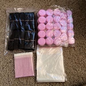 Empty lipstick tubes